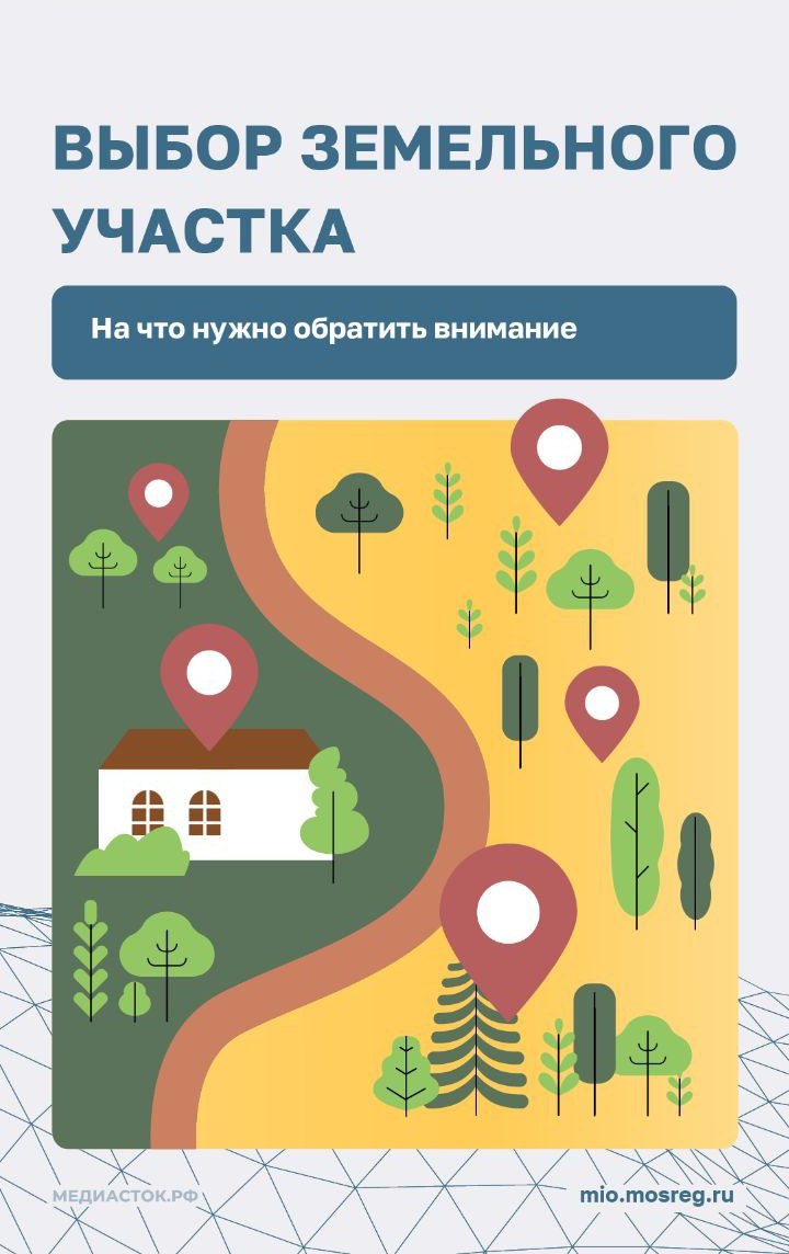 Выбор земельного участка.